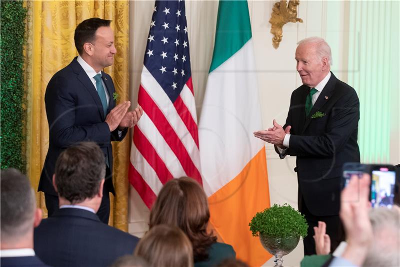 USA WHITE HOUSE SAINT PATRICKS DAY BIDEN VARADKAR