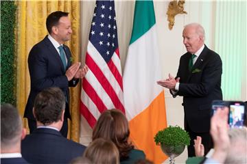 USA WHITE HOUSE SAINT PATRICKS DAY BIDEN VARADKAR