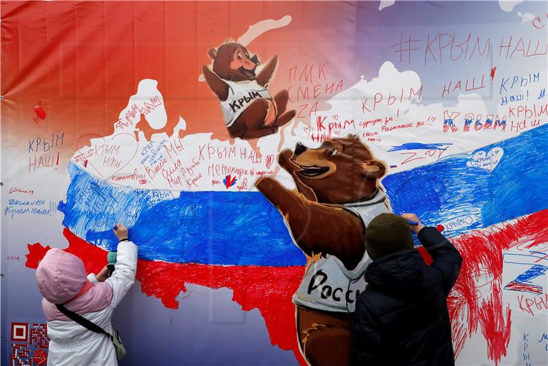 RUSSIA CRIMEA ANNEXATION ANNIVERSARY