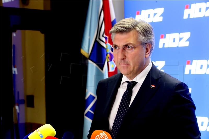 Izjava Andreja Plenkovića nakon sjednice šireg Predsjedništva HDZ-a