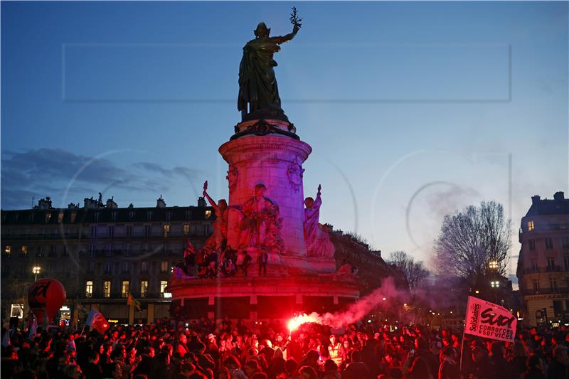 FRANCE PENSIONS PROTEST