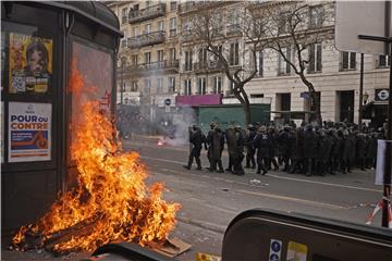 FRANCE PENSIONS PROTEST