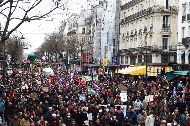 FRANCE PENSIONS PROTEST