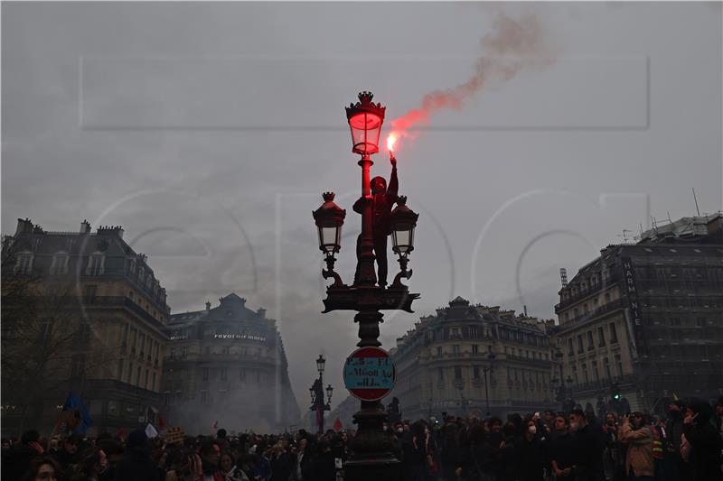 FRANCE PENSIONS PROTEST