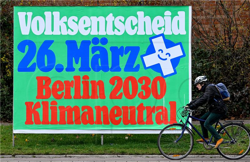 Berlin na referendumu odlučuje o ubrzanju klimatske neutralnosti