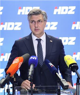 Izjava Andreja Plenkovića nakon sjednice Predsjedništva HDZ-a