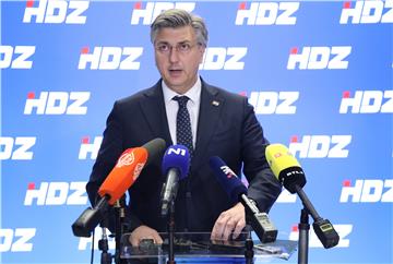 Izjava Andreja Plenkovića nakon sjednice Predsjedništva HDZ-a