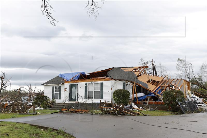 USA WEATHER GEORGIA TORNADO