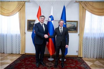 Premijer Plenković se sastao sa slovenskim premijerom Golobom