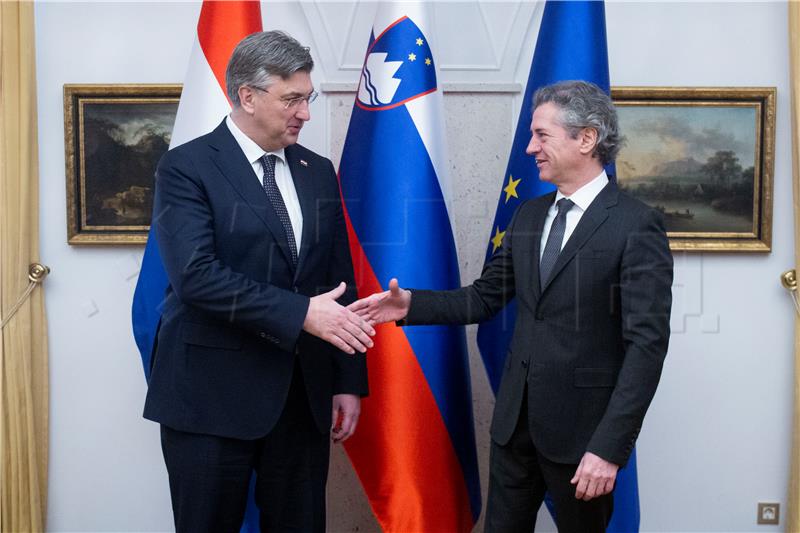 Premijer Plenković se sastao sa slovenskim premijerom Golobom