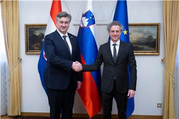 Premijer Plenković se sastao sa slovenskim premijerom Golobom