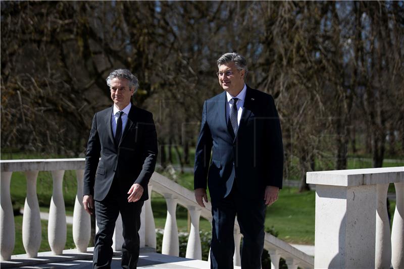 Premijer Plenković se sastao sa slovenskim premijerom Golobom