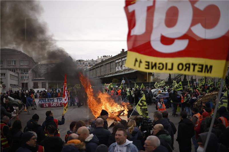 FRANCE PENSION PROTEST