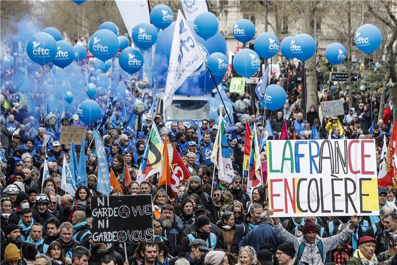 FRANCE PENSION PROTEST