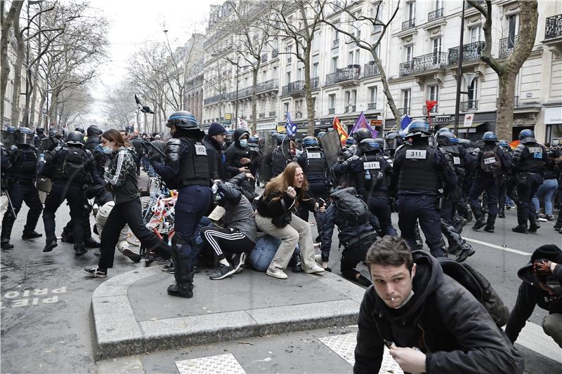 FRANCE PENSION PROTEST