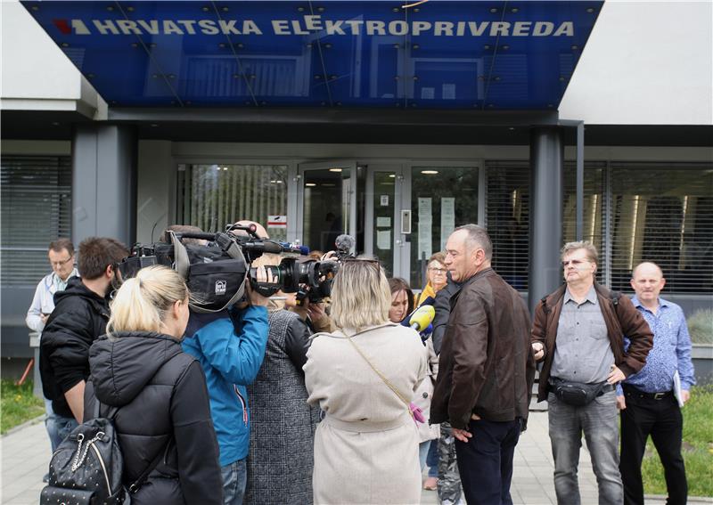 Konferencija za medije strukovnog sindikata radnika HEP-a TEHNOS