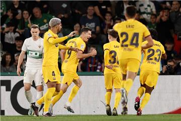 Španjolska: Elche - Barcelona 0-4