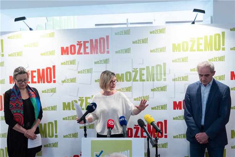 Konferencija za novinare stranke "Možemo!"