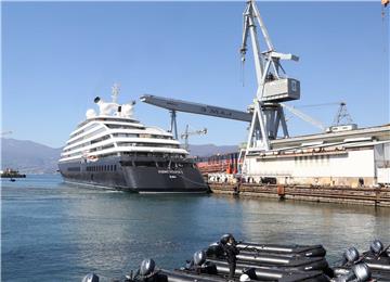 Polar cruise ship Scenic Eclipse 2 finished by Rijeka dock 3 months before deadline