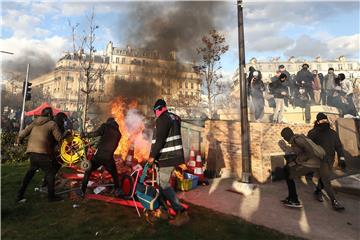 FRANCE PENSION PROTEST