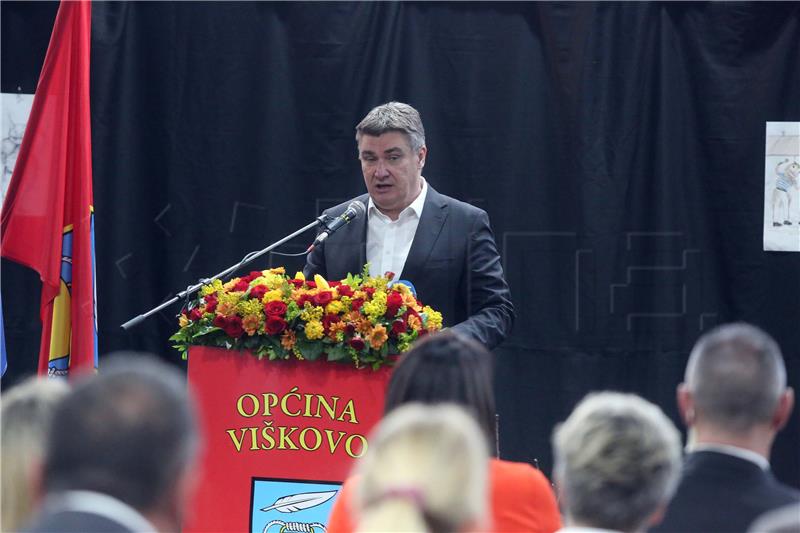 President Milanović against reorganisation of counties into regions