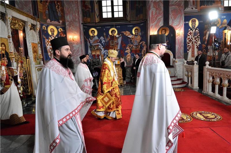 Uskrsna liturgija u sabornom hramu sv. Oca Nikolaja Mirlikijskog Čudotvorca