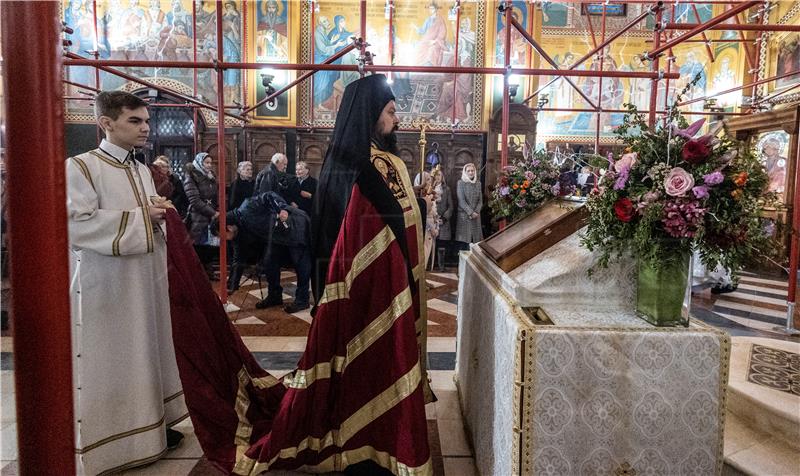 Serbian Orthodox faithful celebrate Easter in Zagreb