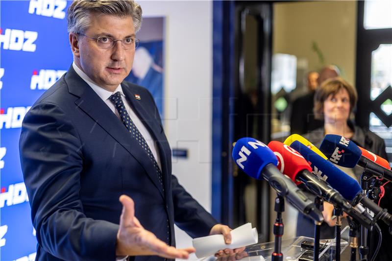 Plenković izjava nakon šireg Predsjedništva HDZ-a