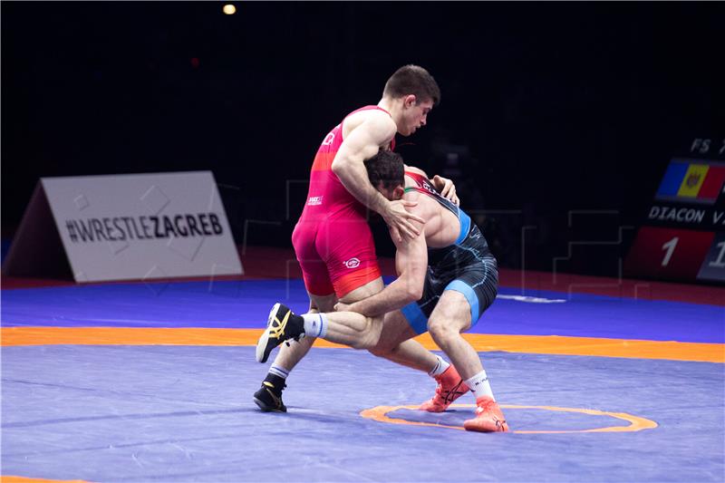 EP u hrvanju, do 70 kg, polufinale Vasile Diacon vs. Haji Aliyev 