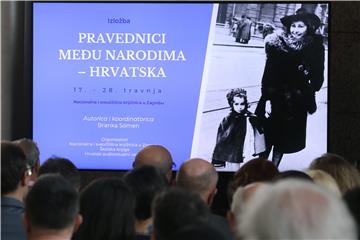 Otvorenje izložbe "Pravednici među narodima – Hrvatska" Branke Sömen