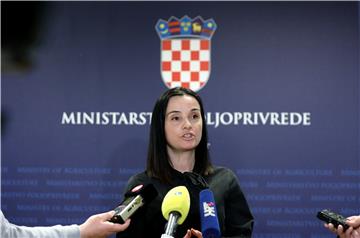 Konferencija za medije ministrice poljoprivrede