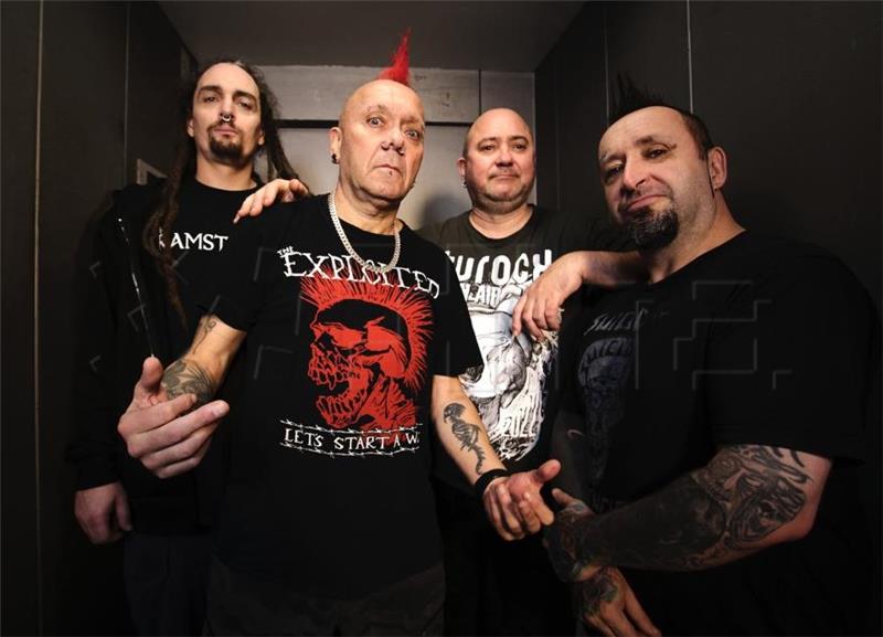 Legendarni punkeri The Exploited u Boogaloo klubu 10. svibnja