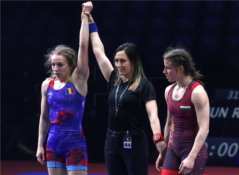 Europsko prvenstvo u hrvanju, žene, finale do 55 kg