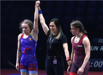 Europsko prvenstvo u hrvanju, žene, finale do 55 kg