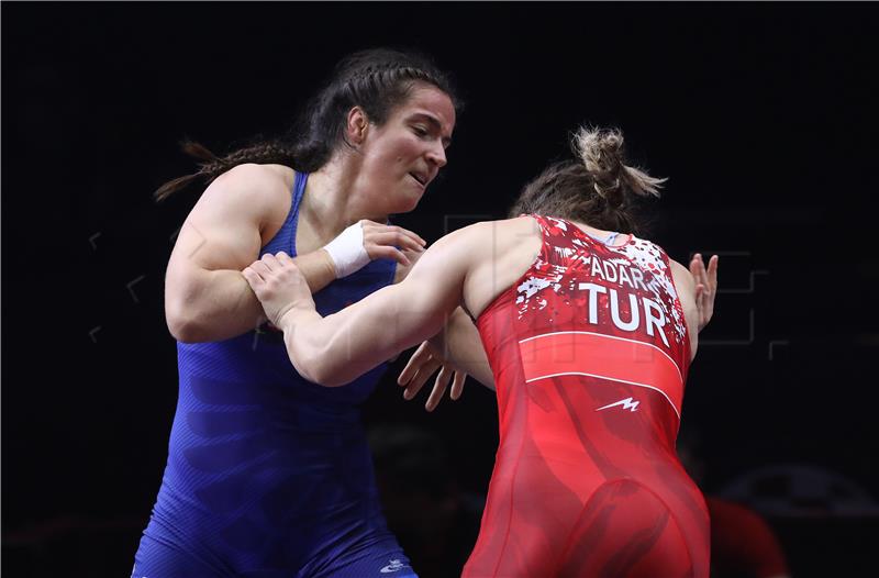 Europsko prvenstvo u hrvanju, žene, finale do 76 kg