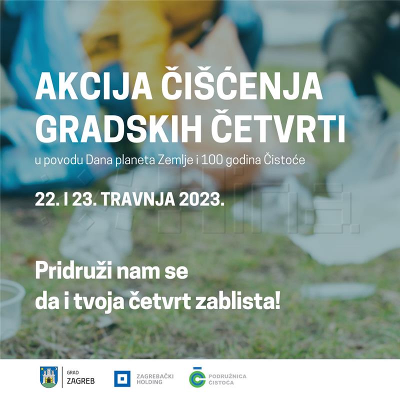 Zagreb: Za vikend akcija čišćenja otpada iz gradskih četvrti  