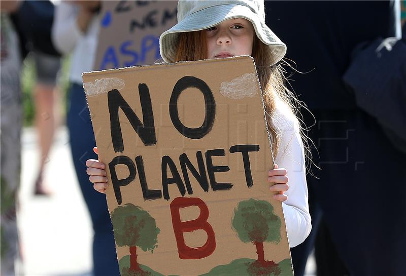 Climate protest held in Zagreb on Earth Day