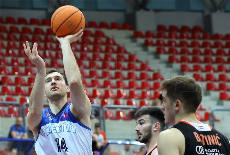 Utakmica 7. kola Lige za prvaka košarkaša Cibona - Cedevita Junior