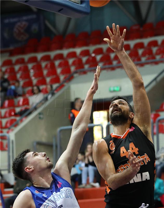 Utakmica 7. kola Lige za prvaka košarkaša Cibona - Cedevita Junior