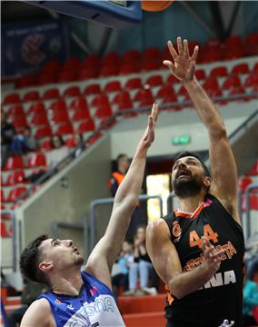 Utakmica 7. kola Lige za prvaka košarkaša Cibona - Cedevita Junior