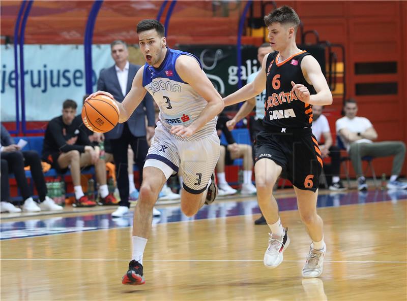 Utakmica 7. kola Lige za prvaka košarkaša Cibona - Cedevita Junior