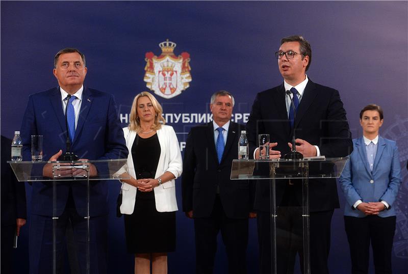 Dodik wants Serbs in one state, Vučić plans to build Jasenovac memorial