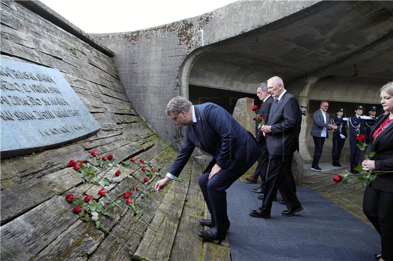 Jewish minority reps at Jasenovac commemoration is important message, PM says