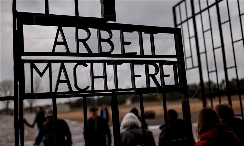 GERMANY SACHSENHAUSEN LIBERATION ANNIVERSARY