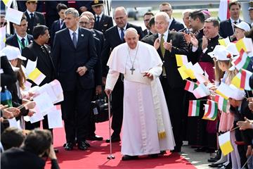 HUNGARY POPE FRANCIS