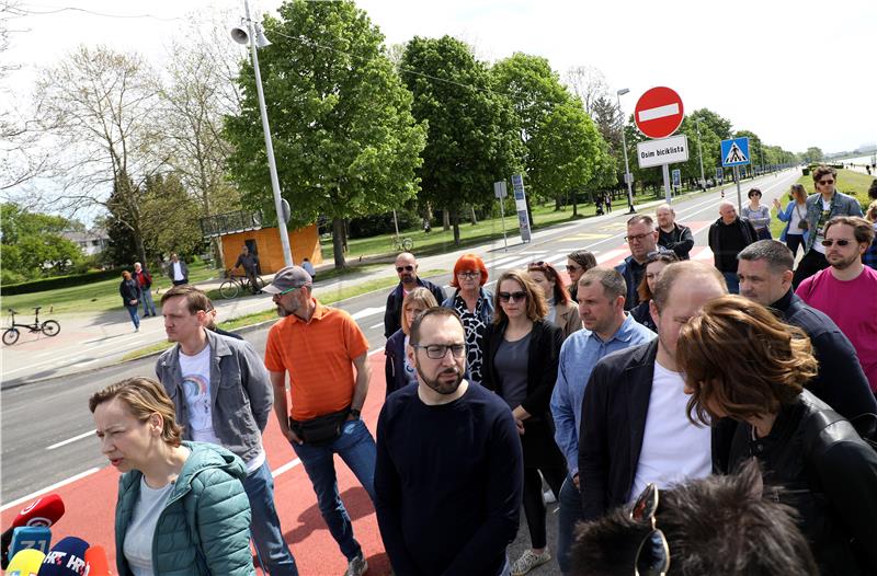 Road around Zagreb's Lake Jarun reconstructed, weekend bus line introduced