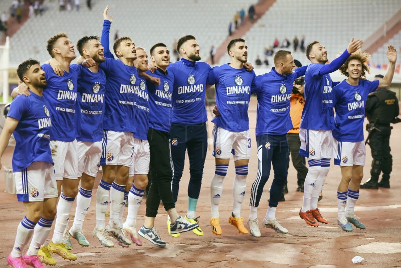 Utakmica 32. kola HNL - a Hajduk - Dinamo