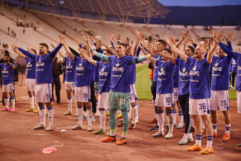 Utakmica 32. kola HNL - a Hajduk - Dinamo