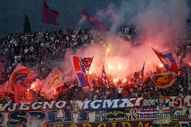 Utakmica 32. kola HNL - a Hajduk - Dinamo