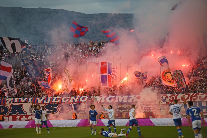 Utakmica 32. kola HNL - a Hajduk - Dinamo